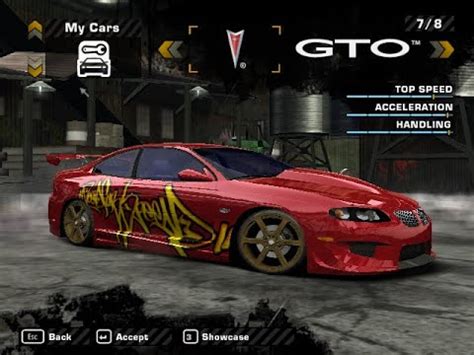 NFS Most Wanted Pontiac GTO VS Vauxhall Monaro VXR Race Gameplay 4