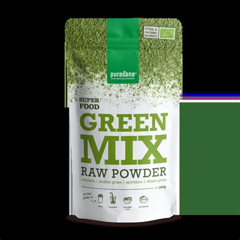 Purasana Green Mix Raw Powder Holland Barrett Malta