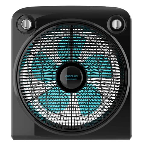 Ventilador Boxfan Powerbox Cecotec Negro C Electrocash