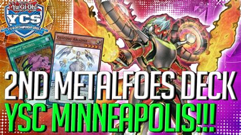 2nd Place YCS Minneapolis Metalfoes Deck Profile Joel White YouTube