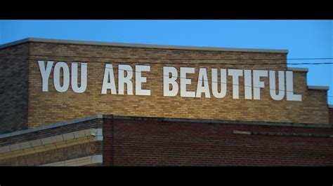 You Are Beautiful Sign Adorns Fountain Square Arts Center