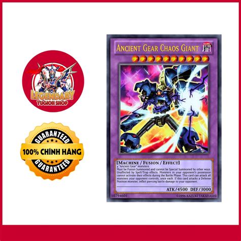 Thẻ Bài Yugioh Chính Hãng Chaos Ancient Gear Giant Shopee Việt Nam