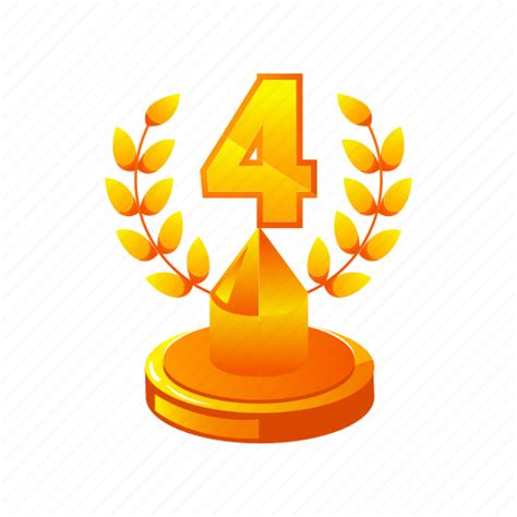 4th, place, medal, award, achievement icon - Download on Iconfinder