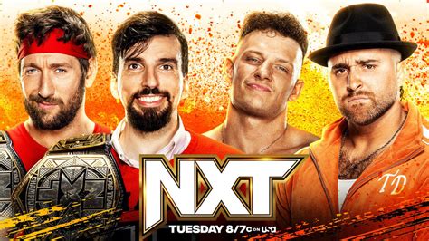 Tag Team Title Match Em Destaque No Nxt