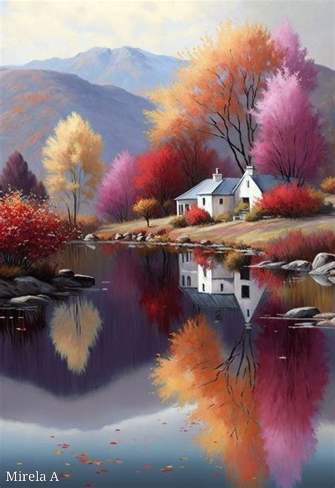 Pin By Sahar Fahead On Beautiful Scenery Paintings