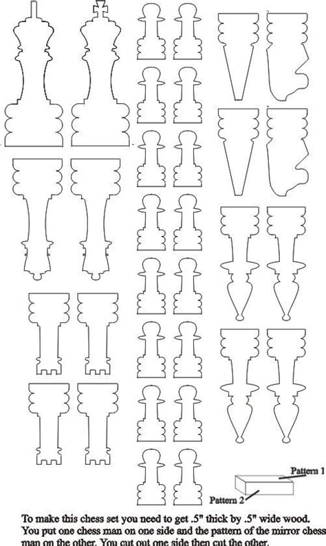 Scroll Saw Chess Patterns | Woodworking patterns, Scroll saw, Scroll ...