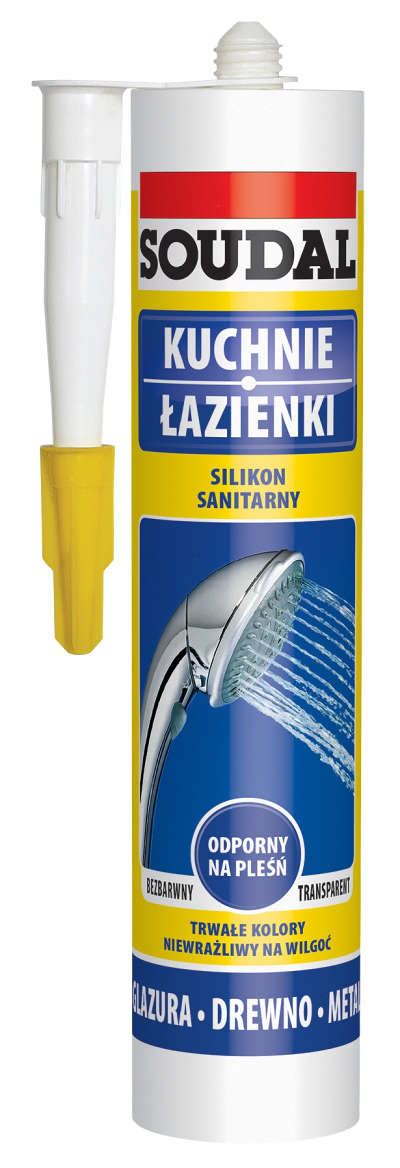 Silikon sanitarny biały Soudal 300ml Internetowy Sklep Metalowy