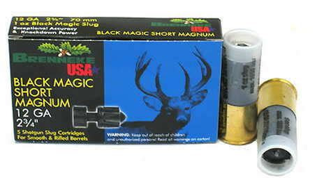 Brenneke Black Magic Magnum Slug Black Magic12 Gauge 2 3 4 Per 5 SL