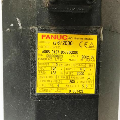 A B B Fanuc Ac Servo Motor For Cnc Machines