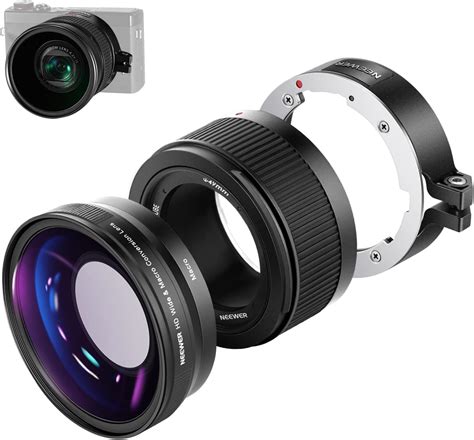 Neewer Lente Gran Angular Compatible Con C Mara Canon G X Mark Iii