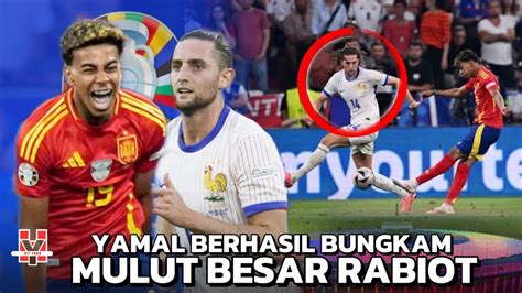 Ketika Lamine Yamal Berhasil Bungkam Mulut Besar Adrien Rabiot Dan