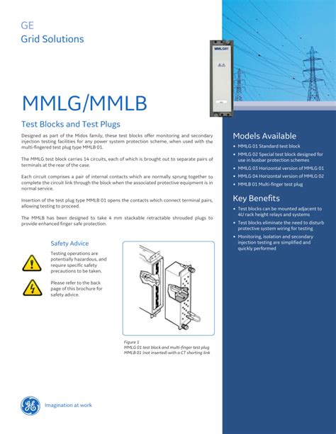 Test Blocks Plugs Mmlg Mmlb Bochure