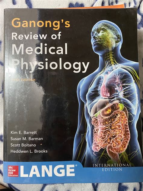 Ganong S Review Of Medical Physiology 25th Ed On Carousell