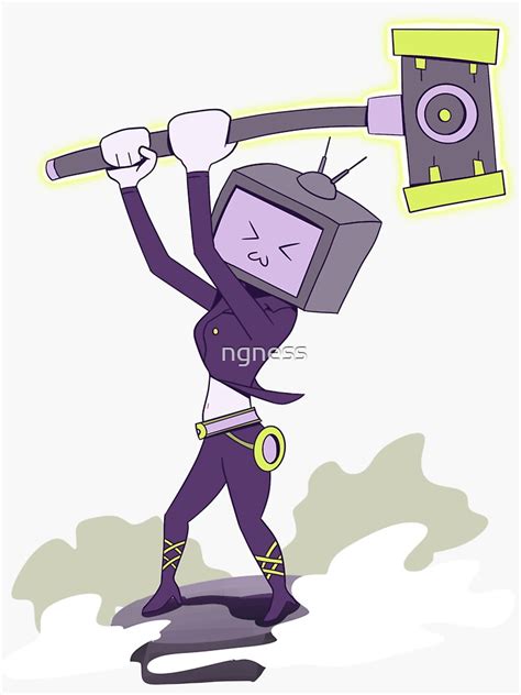 "Tvman Girl Titan - Skibidi Toilet" Sticker for Sale by ngness | Redbubble