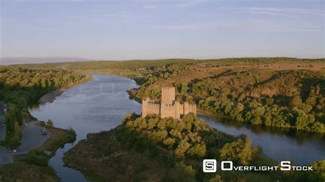 Overflightstock™ Castle Of Almourol Knights Templar Drone Video