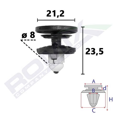 Spinka Tapicerska C70803 Katalog Dystrybutor Spinek Samochodowych