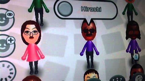 Wii Sports Miis Youtube