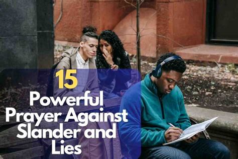 15 Powerful Prayer Against Slander And Lies Bible Verses Of The Day