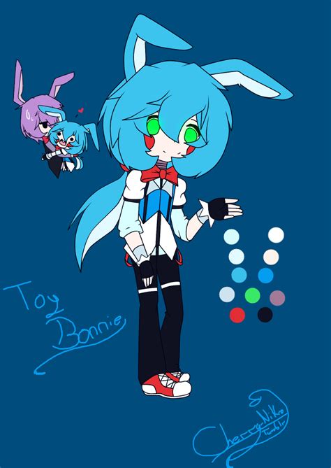 Fnaf Toy Bonnie Estilo Anime By Cherry Niko On Deviantart