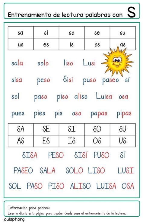 Actividades Para Enseñar La Silaba Sa Se Si So Su Cómo Enseñar