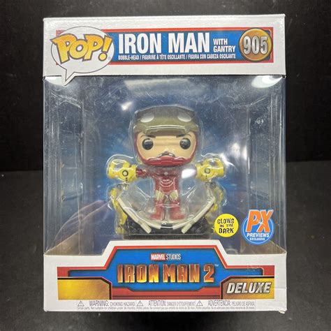 Funko Pop Marvel Studios Iron Man Deluxe Iron Man With Gantry