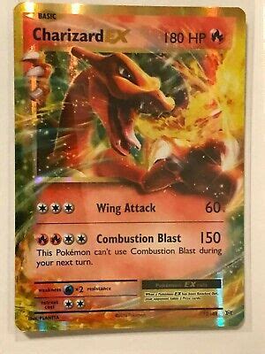 Charizard Ex Ultra Rare Pokemon Card Tcg Xy Evolutions Holo Nm