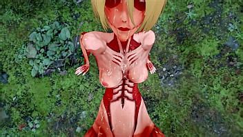 FEMALE TITAN GETS FUCKED IN THE WOODS POV STYLE SHINGEKI NO KYOJIN PORN XNXX