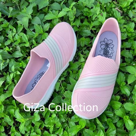 Jual Sepatu Karet Wanita Att Swl Sepatu Simple Slip On Tanpa