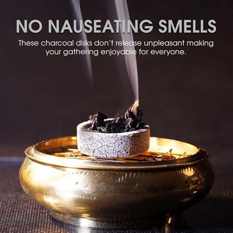 Pack Quick Light Charcoal Tablets For Incense Mm Resin Burner