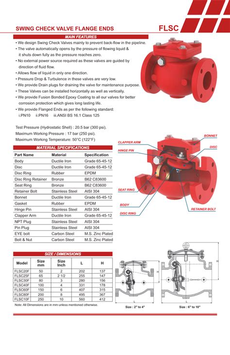 Swing Check Valve Flange Ends At Best Price In Ahmedabad By Lubi