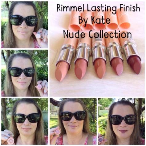 Rimmel Lasting Finish By Kate Nude Collection Lipsticks Review And