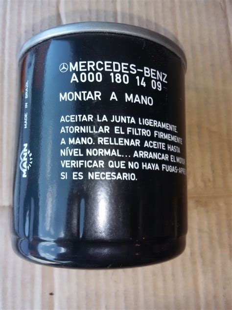 Filtro Aceite Mercedes Benz Sprinter 310 A0001801409 Bs 5 000 00 En