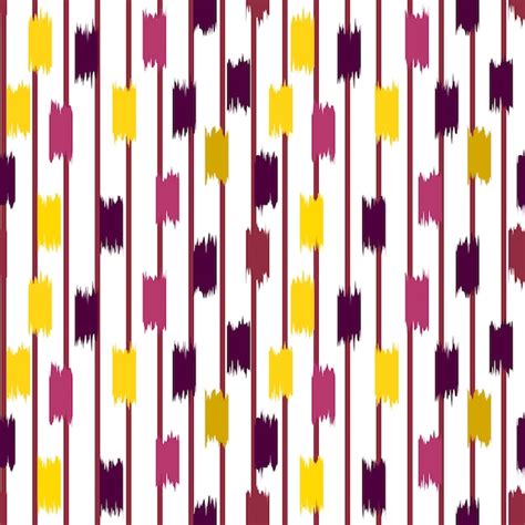 Premium Vector Ikat Seamless Pattern Design For Fabric