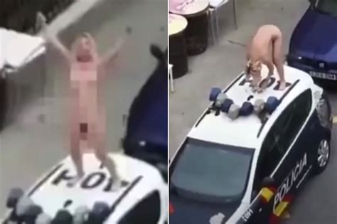 WOMAN RUNS NUDE BEFORE BEING ARRESTED BY POLICE DURING LOCKDOWN IN SPAIN Canadabroadcaster