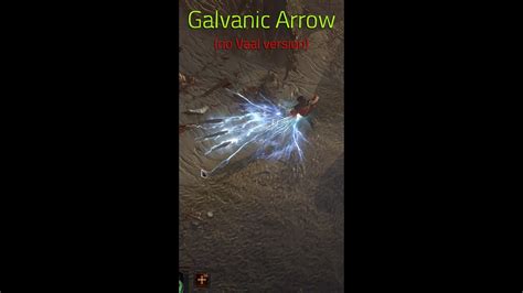 Galvanic Arrow Skill Display Shorts Path Of Exile Youtube