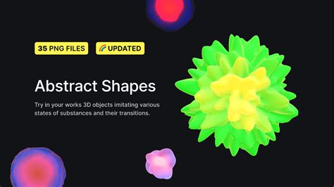 💚 3d Abstract Shapes Figma