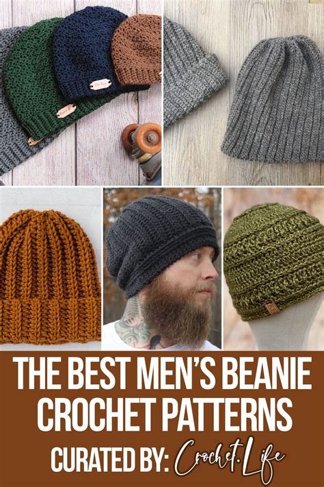 beanie for men crochet 6