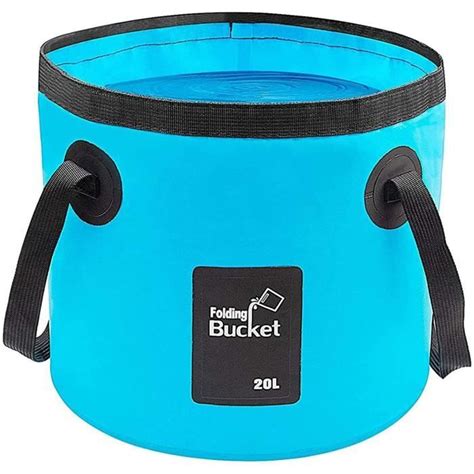 Seau Pliable Pour Le Camping Le Stockage D Eau Portable 20 Litres