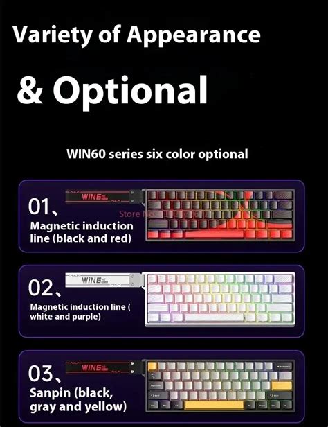 Aula Win Win He Magnetic Switch Keyboard K Rgb Hot Swap Wired Keyboard Hz Polling Rate