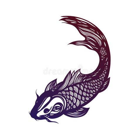 Fish Koi Carp. Chinese Symbol of Good Luck, Courage, Persistence ...