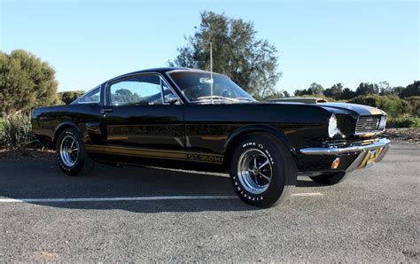 Raven Black 1966 Ford Mustang Fastback