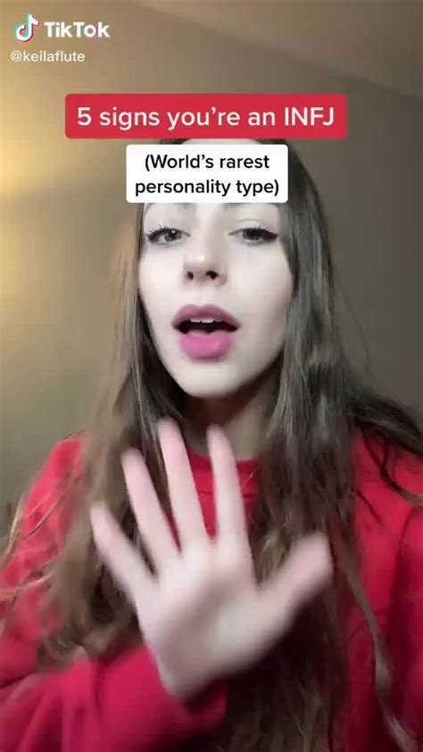 Cf Tiktok Vellafiule Signs You Re An Infj World S Rarest Personality