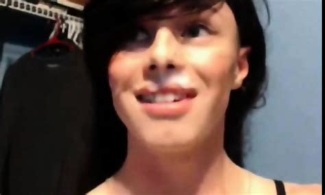 Amateur Tgirl Self Facial Compilation