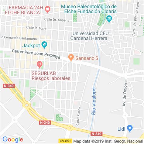 C Digo Postal Calle Federico Garcia Lorca En Elx Elche Codigopostalde Es