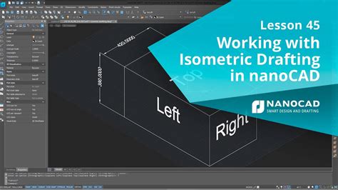 Working With Isometric Drafting In Nanocad Lesson Youtube