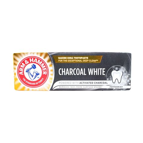 Arm & Hammer Charcoal White Mini Toothpaste 25ml - Go Tiny