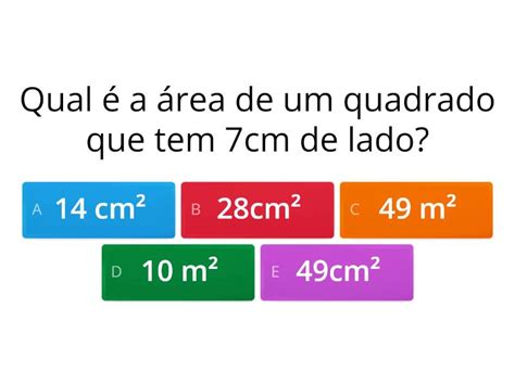 Atividade Geometria Plana - Quiz