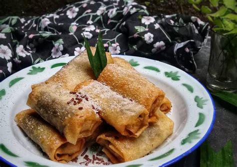 Resep Lumpia Pisang Coklat Oleh Mama Queen Cookpad