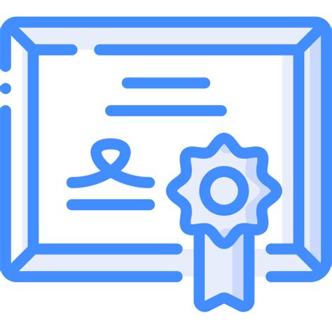 Certificate Free Education Icons