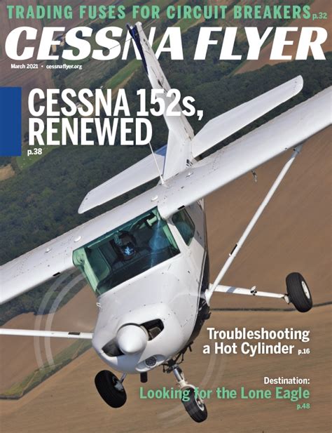 Cessna Flyer Association MARCH 2021 CESSNA FLYER MAGAZINE